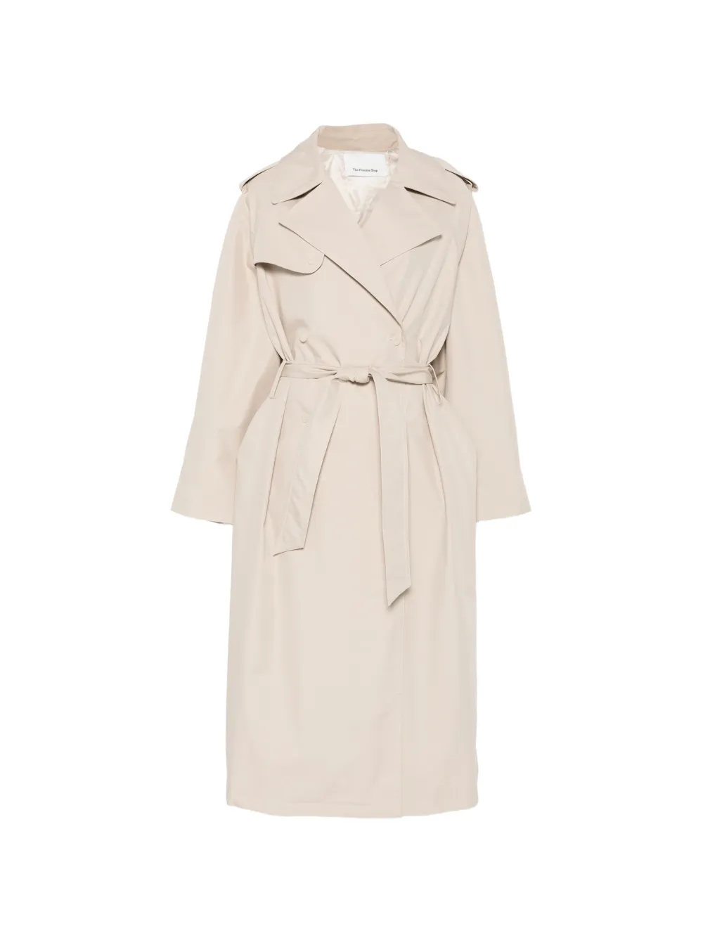 The Frankie Shop Riva belted trench coat - Toni neutri