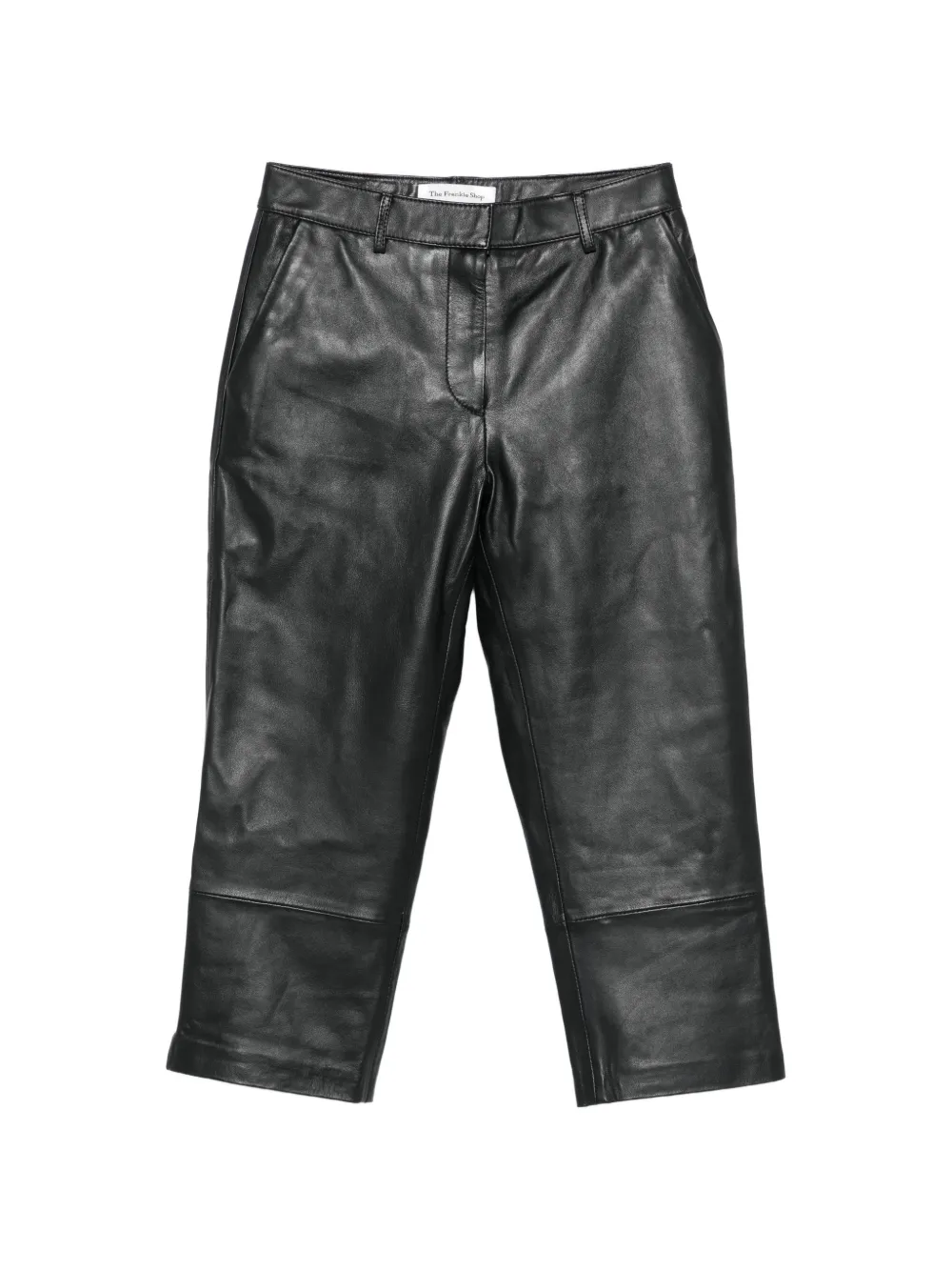 The Frankie Shop Lior leather capri trousers - Nero