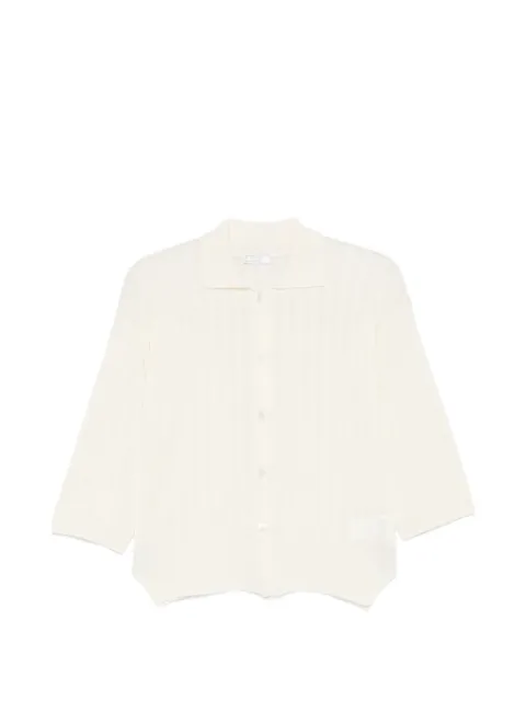 Peserico — ribbed-knit cardigan
