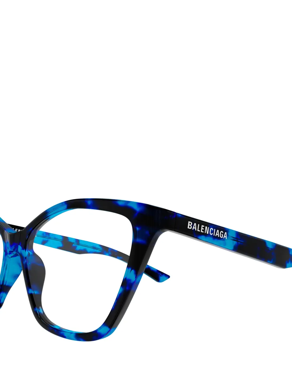 Balenciaga Eyewear Bril met cat-eye montuur Blauw