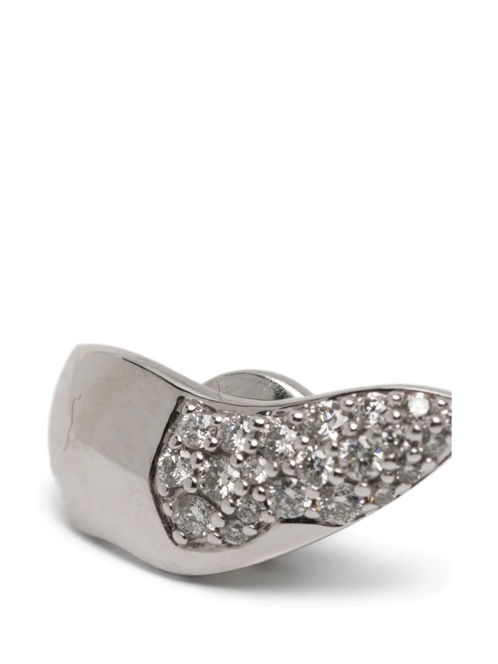  Rainbow K Pendientes Con Diamantes - Plateado 