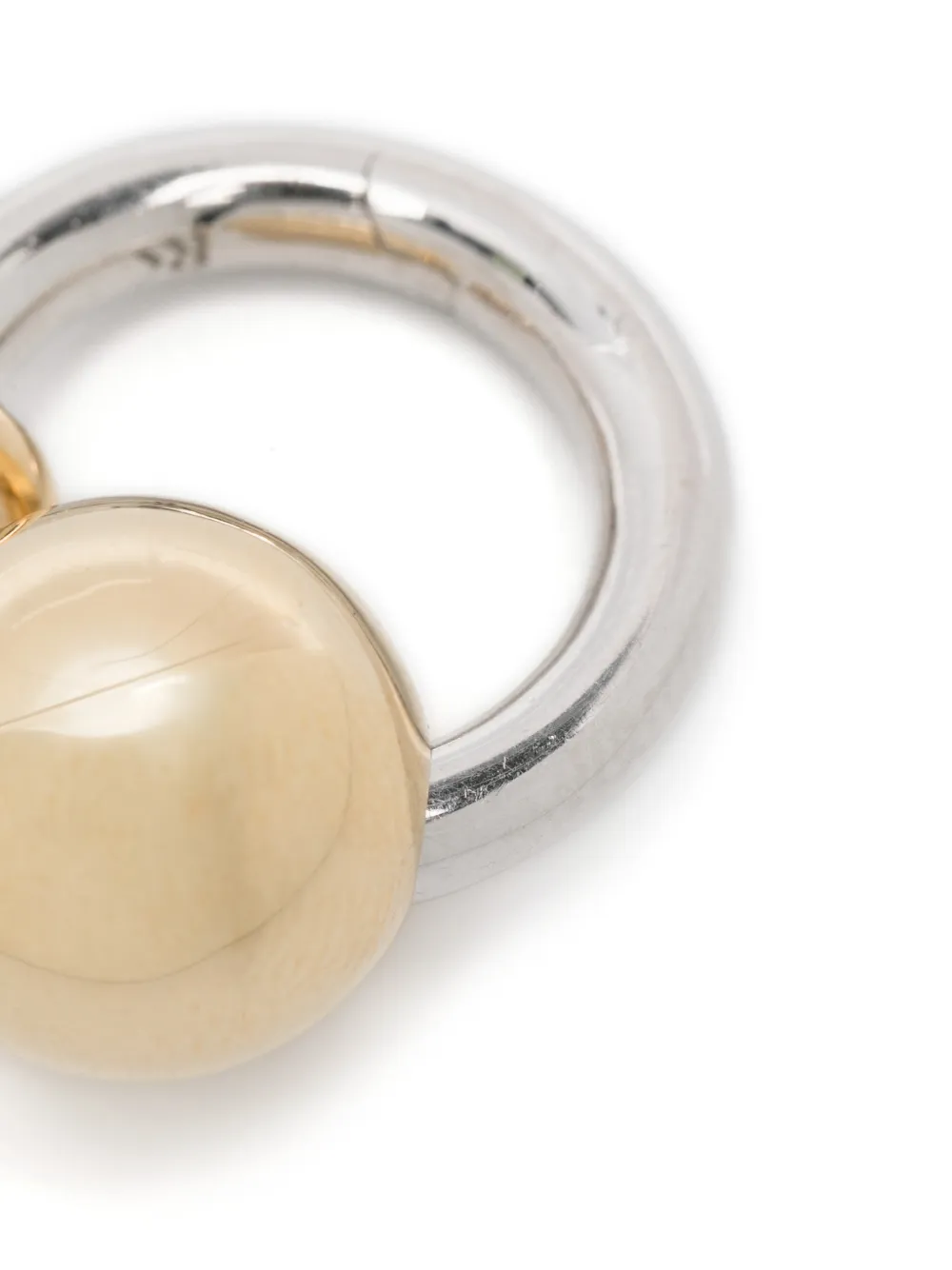  Rainbow K Pendiente Con Diamante - Plateado 