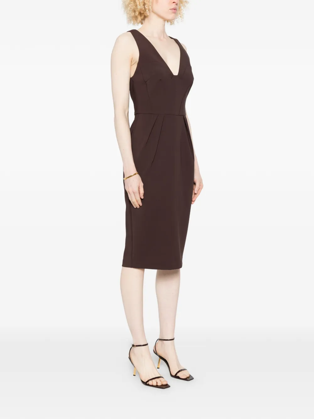 Elisabetta Franchi ノースリーブワンピース 38 Elisabetta Franchi