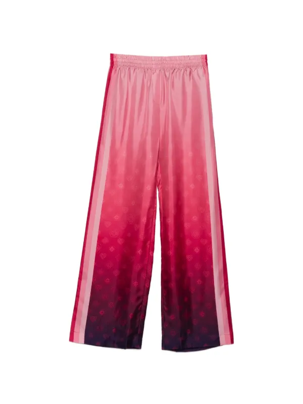 Casablanca Gradient Side Stripe Trousers in Pink