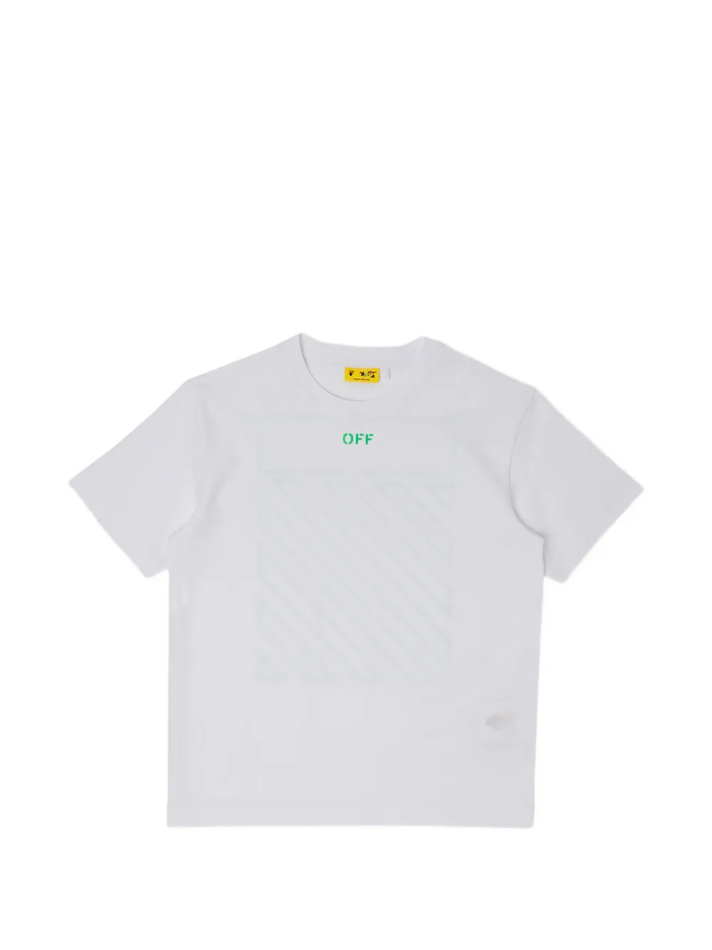 Off-White Kids Off Diag T-shirt - Bianco