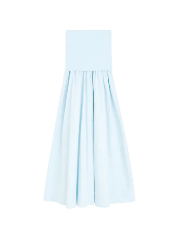 by malene birger strapless organic cotton maxi dress By Malene Birger Marc Cotton Maxi Dress