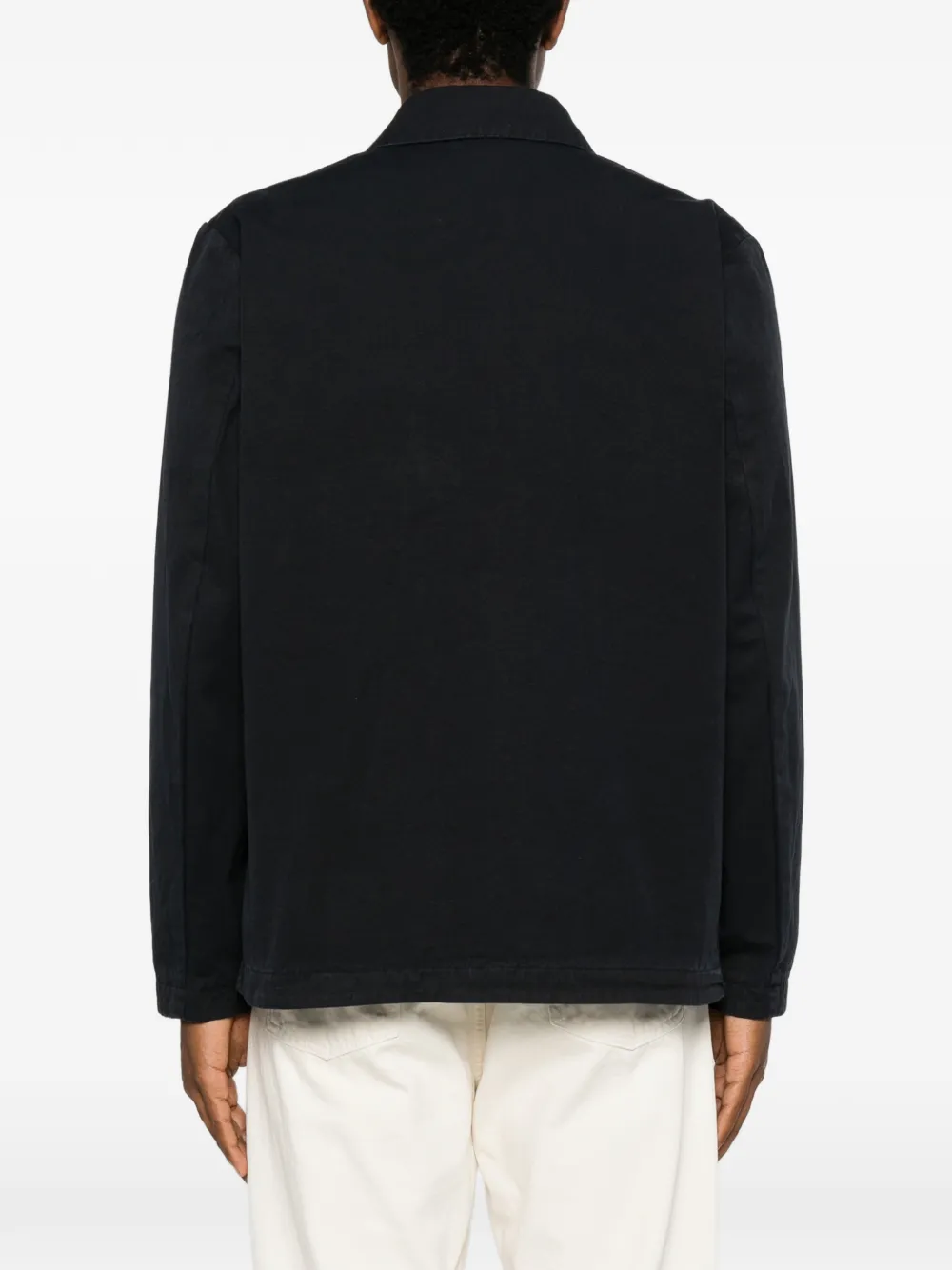 Profuomo Button-up shirtjack Blauw