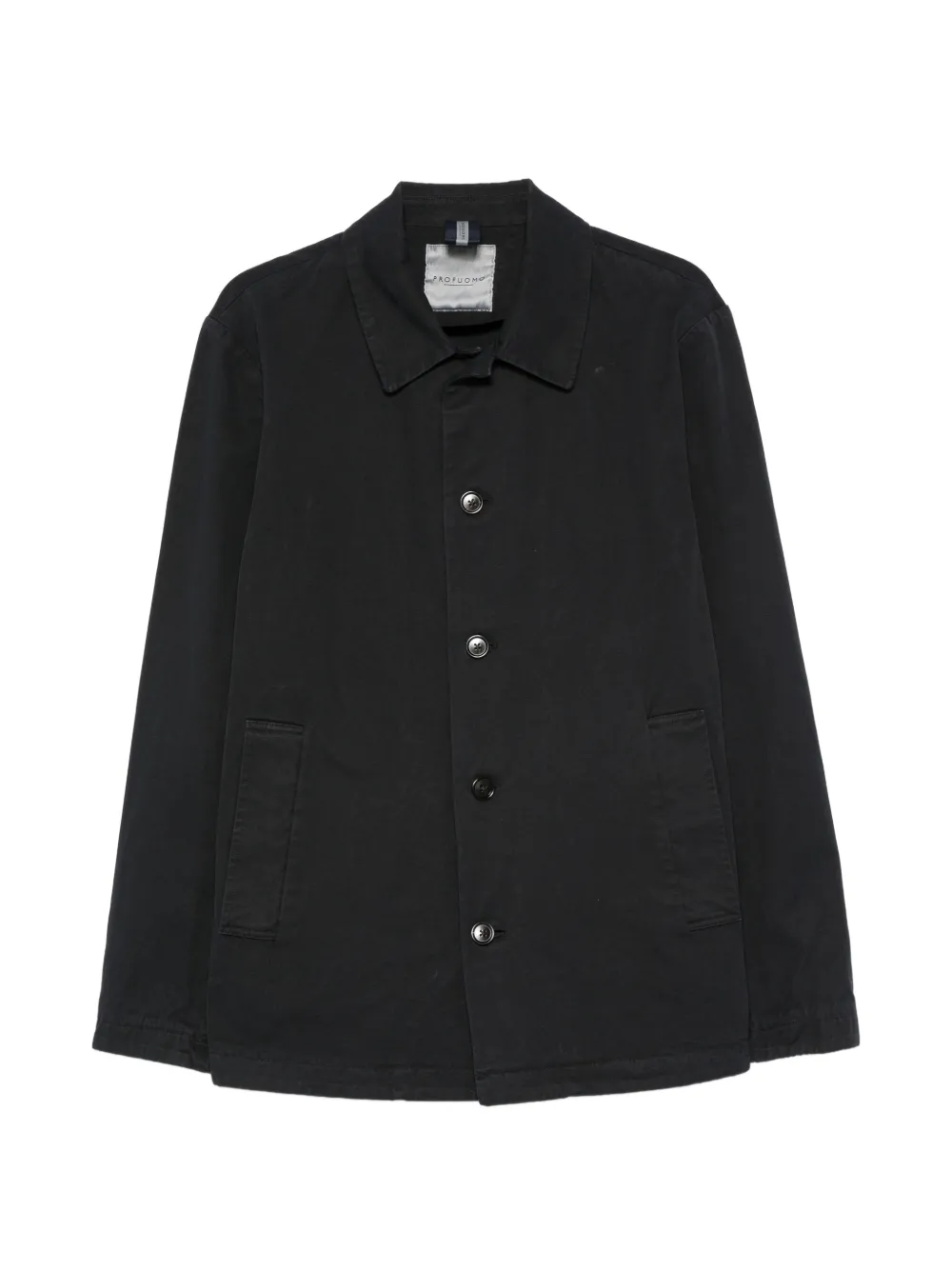 Profuomo button-up shirt jacket - Blu