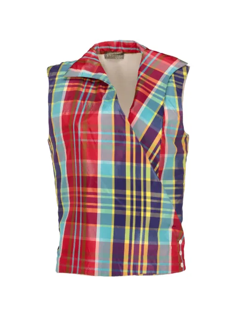 Gianfranco Ferré Pre-Owned 2019 tartan-pattern vest