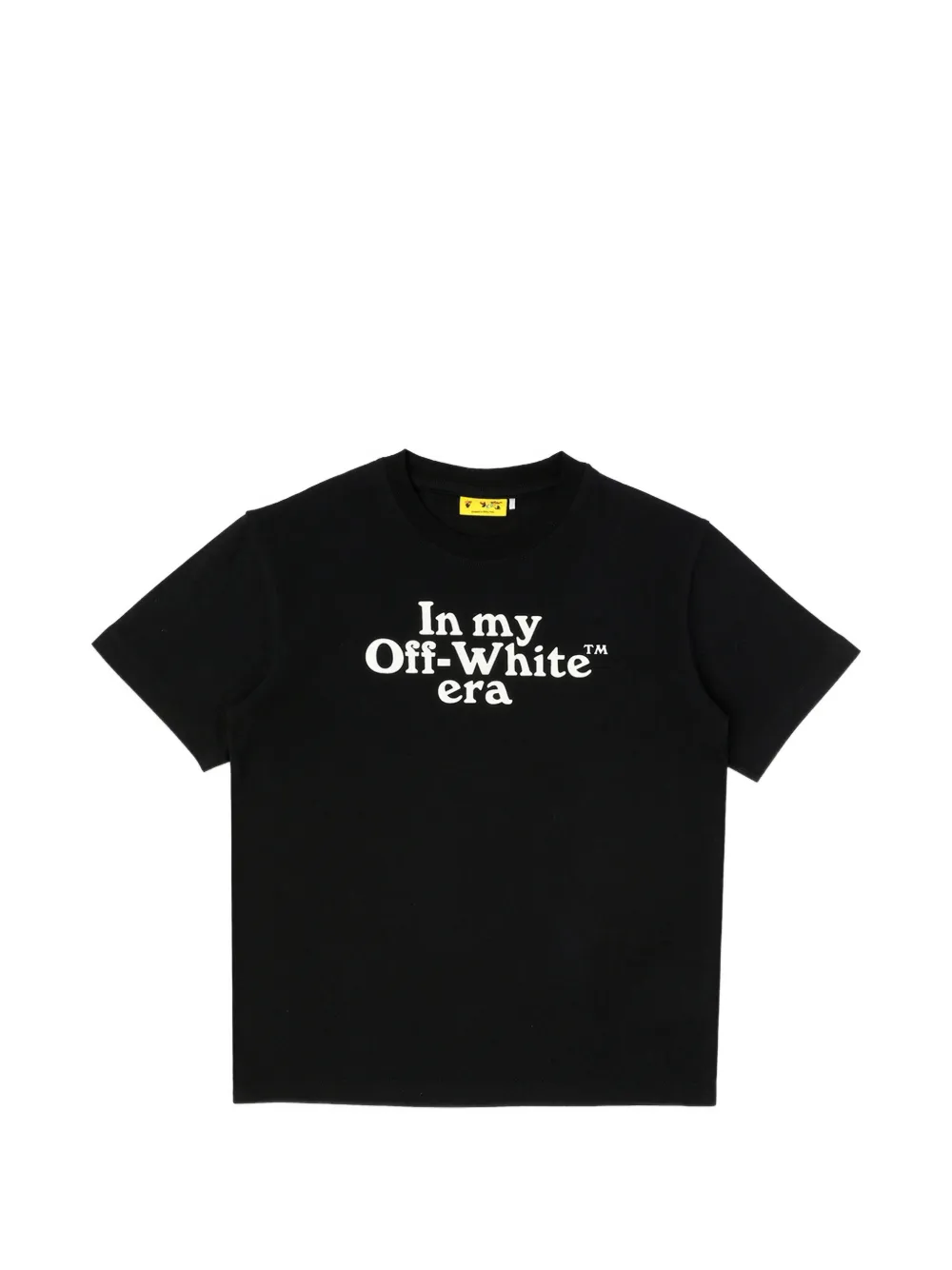 Off-White Kids logo-print cotton T-shirt - Nero