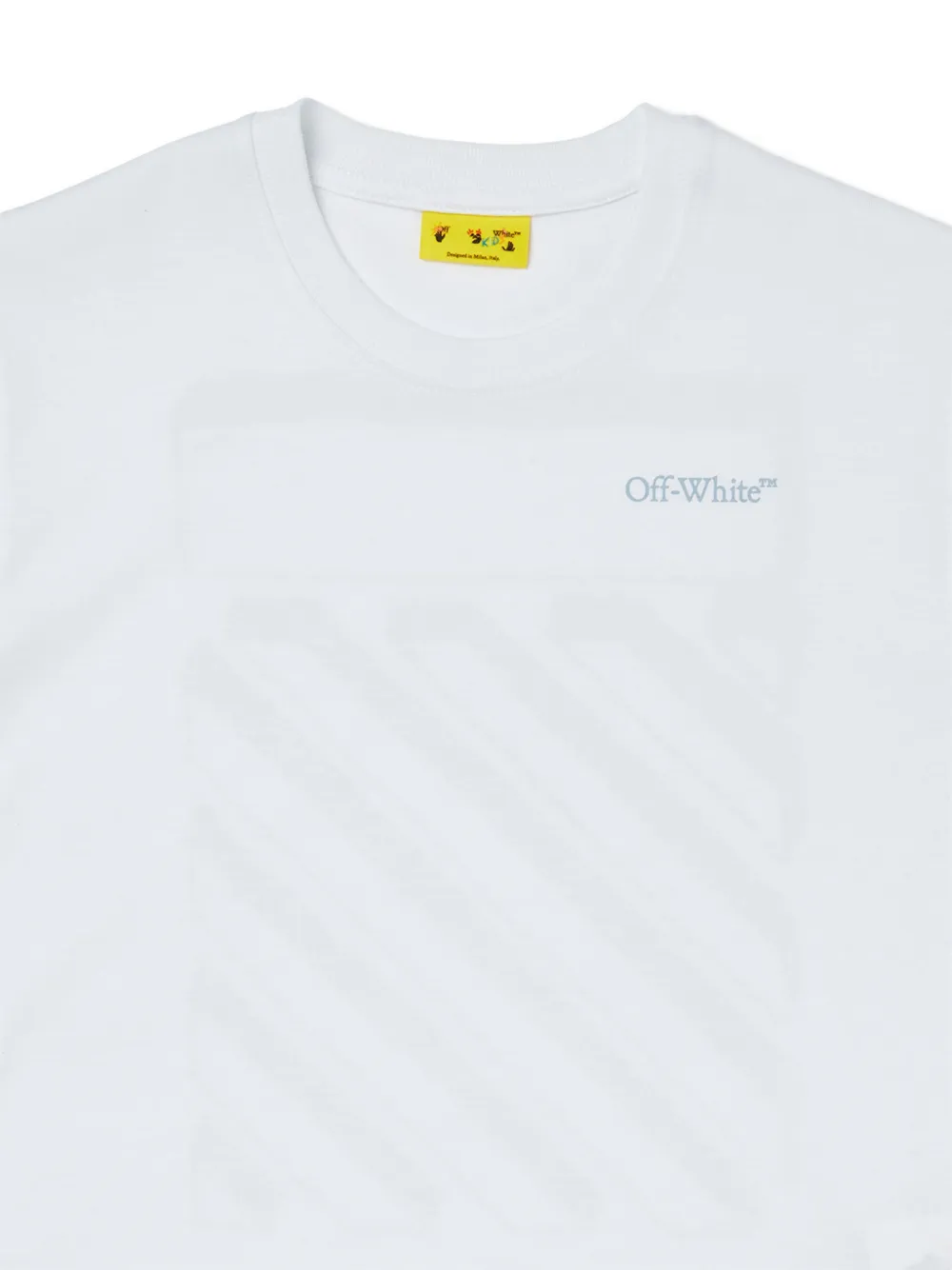 Off-White Kids Scribble Diags T-shirt Wit