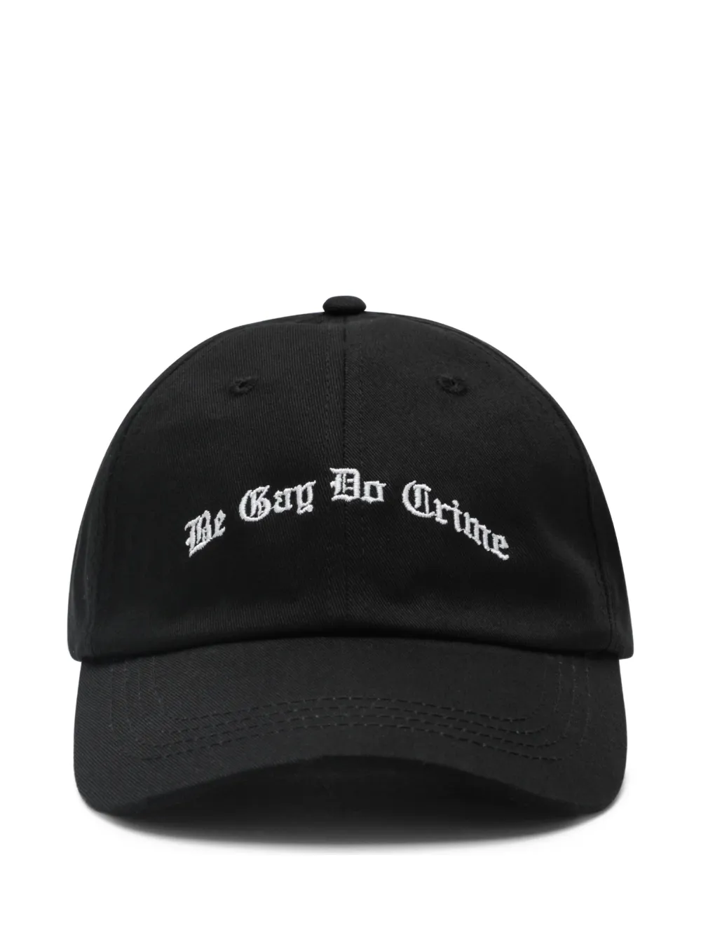 DAGGER 비 게이 두 크라임 베이스볼 캡 모자 | 블랙 | Image 1