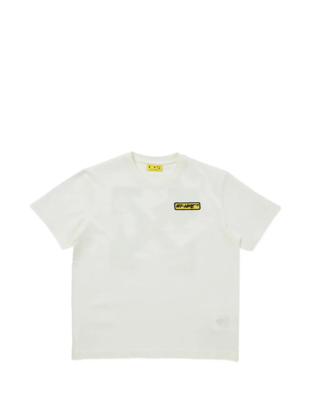 Off-White Kids Arrows-print patch-detail T-shirt - Toni neutri