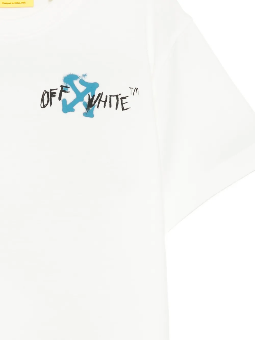 Off-White Kids Jersey T-shirt met Arrows-print Wit