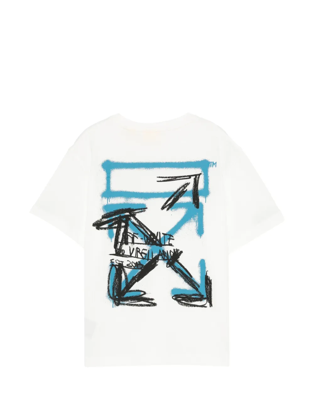 Off-White Kids Jersey T-shirt met Arrows-print Wit
