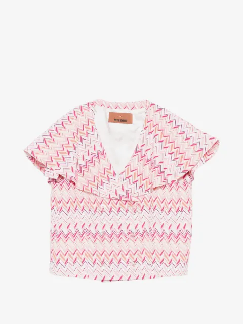 Missoni Kids veste à design superposé