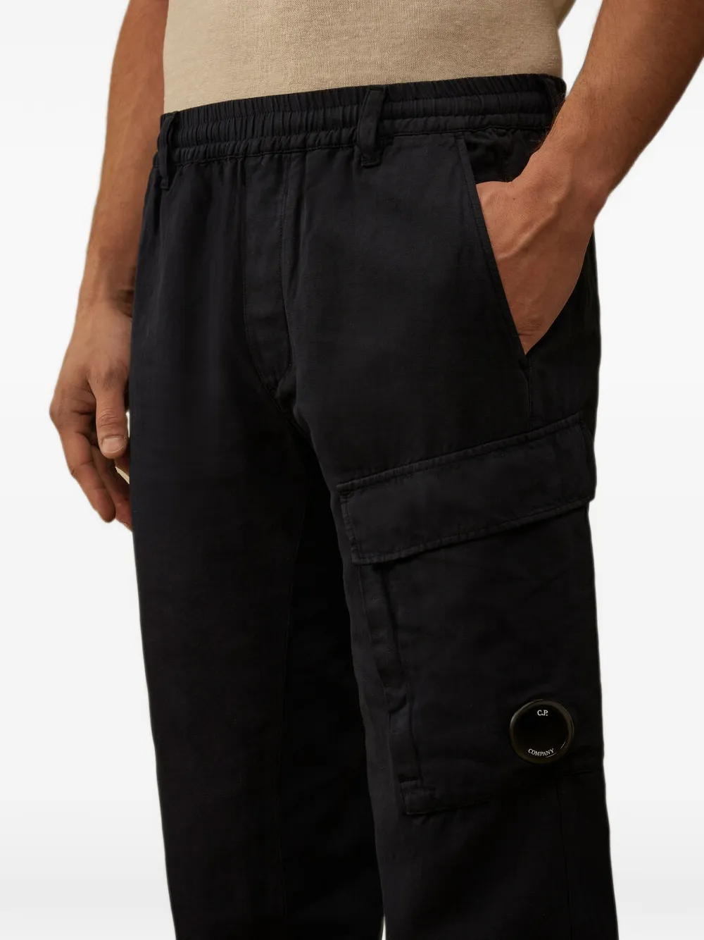 C.P. Company Straight broek Blauw