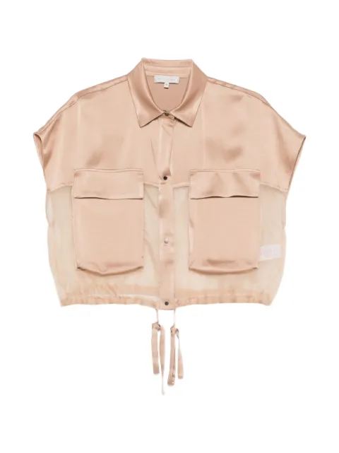 Antonelli tie-detail shirt