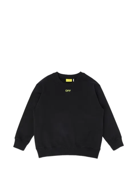 Off-White Kids diagonals-print sweater