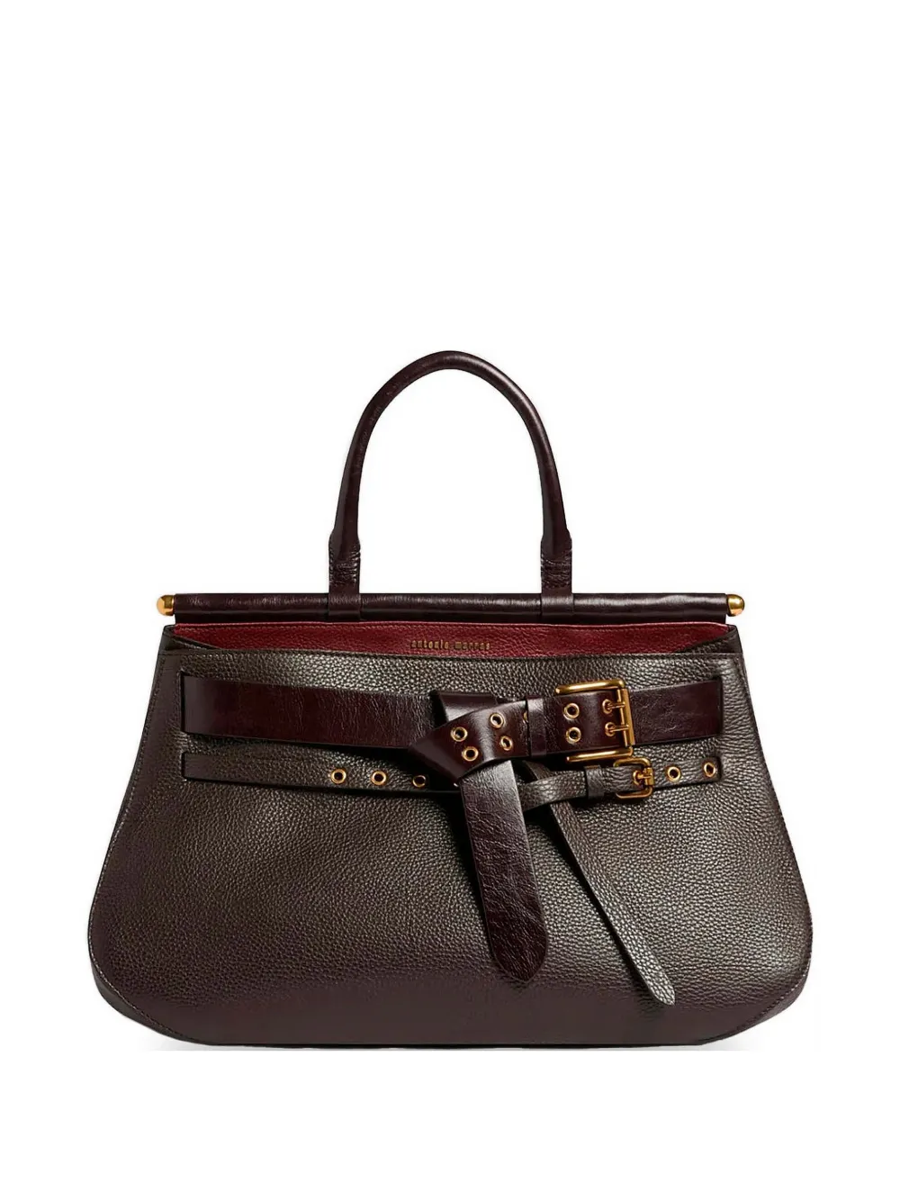 Antonio Marras medium Tanit buckled tote bag - Marrone