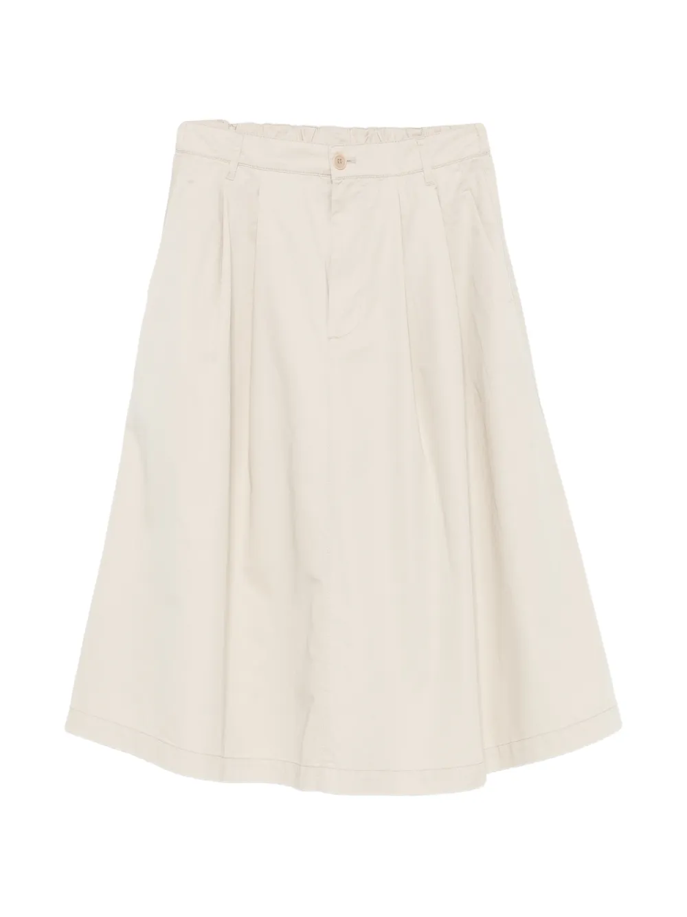 ASPESI pleated A-line skirt - Grigio