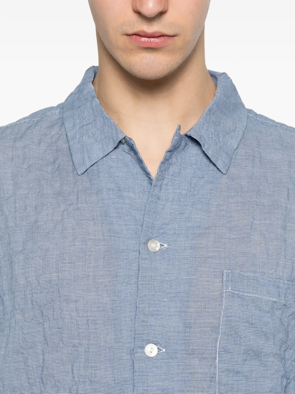 Levi's plaid-pattern shirt Blauw