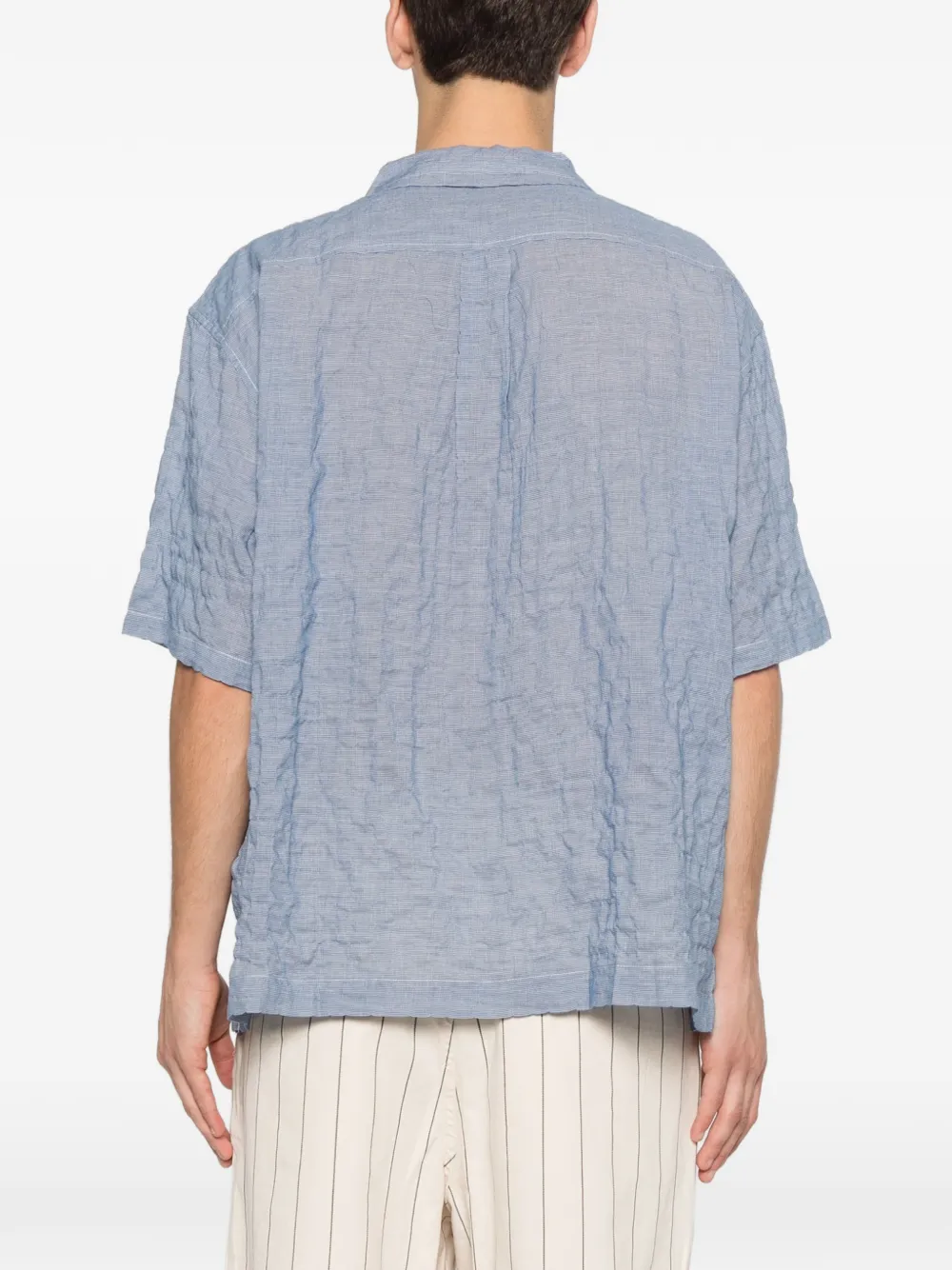 Levi's plaid-pattern shirt Blauw