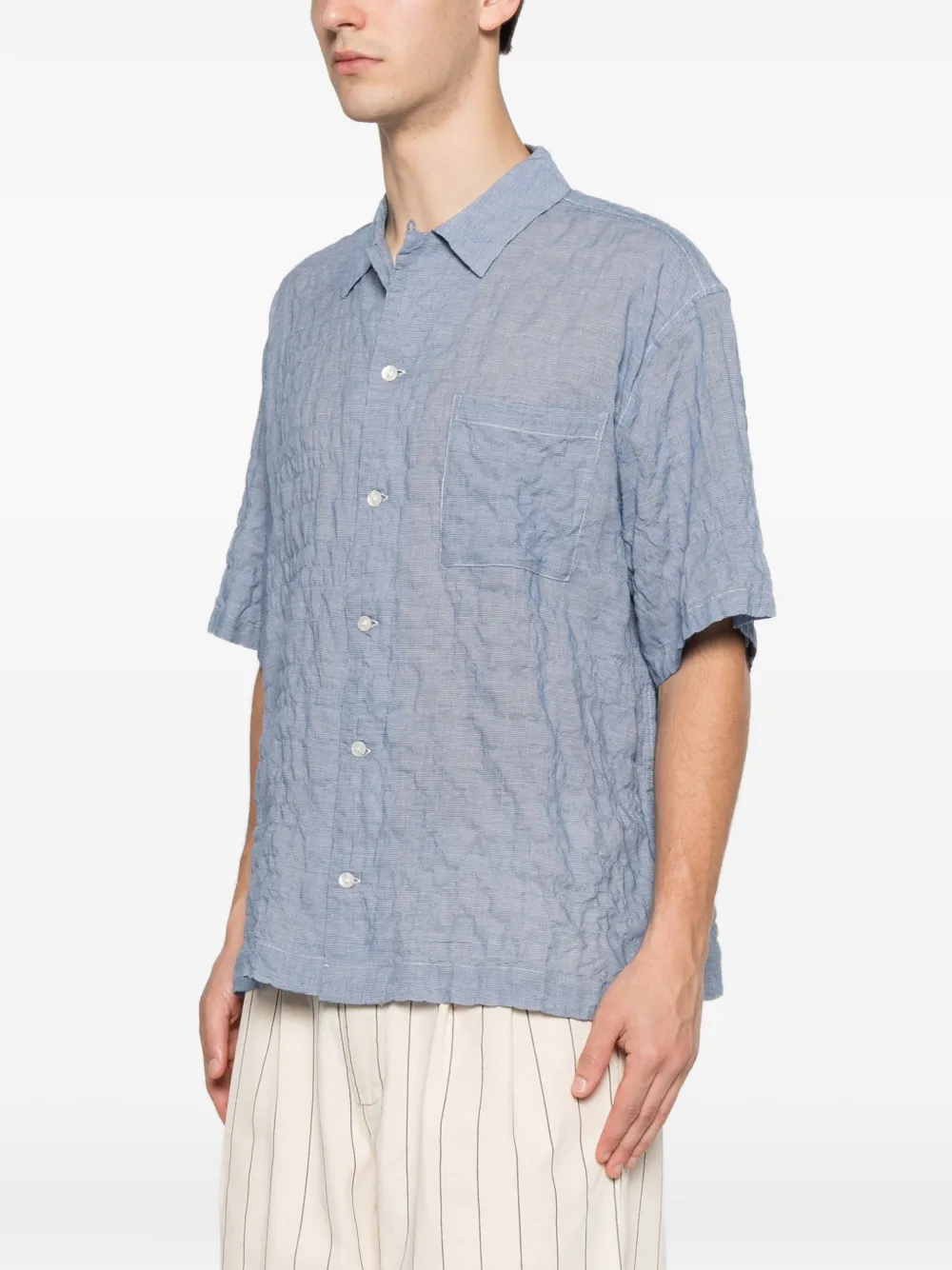 Levi's plaid-pattern shirt Blauw