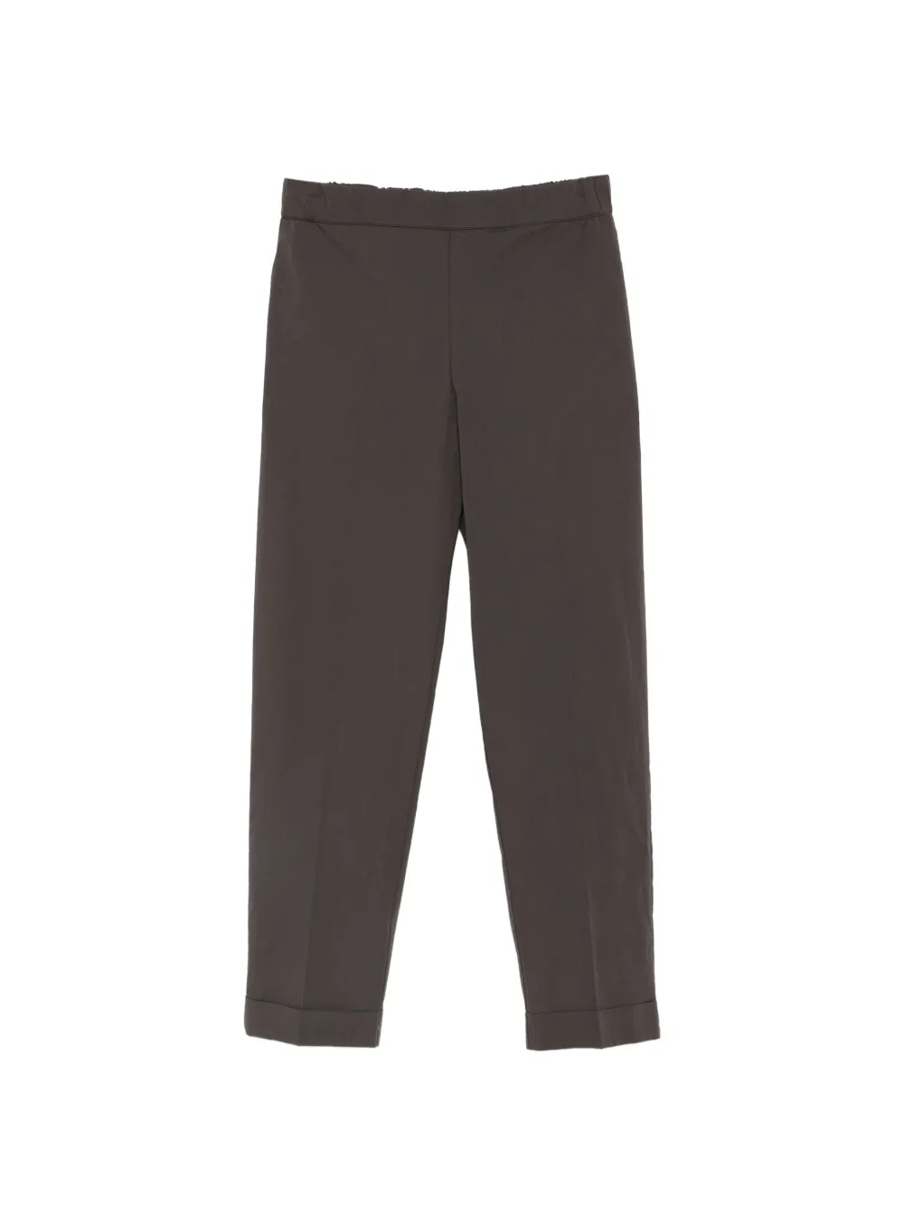 Why Ci cuffed trousers - Marrone