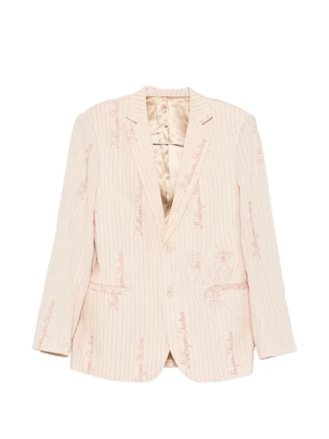 KidSuper pinstripe-embroidered blazer