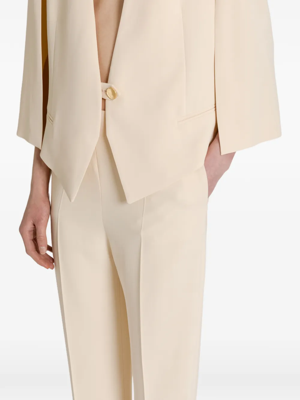 Alberta Ferretti Plooibroek Beige