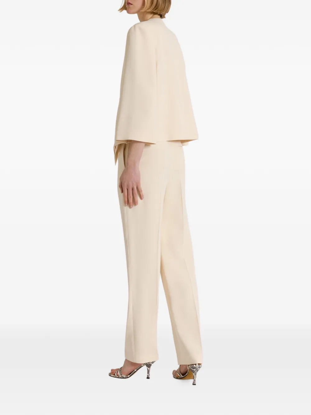 Alberta Ferretti Plooibroek Beige
