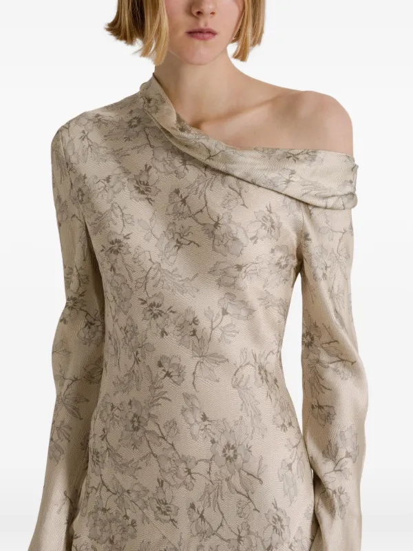 alberta ferretti off the shoulder dress Alberta Ferretti 2020 Off-the-Shoulder Dress