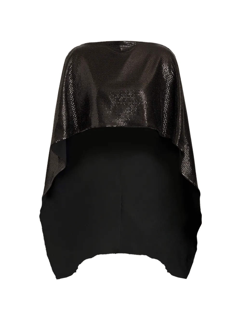 Alberta Ferretti Sciarpa con paillettes - Nero