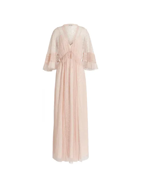 Alberta Ferretti embroidered maxi dress