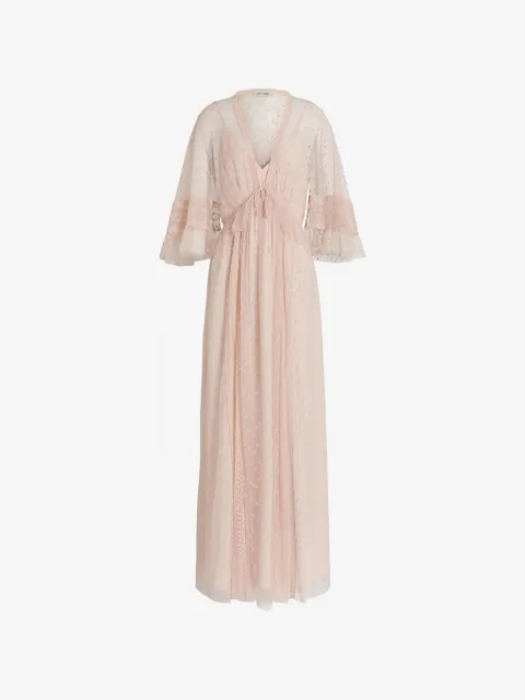 Alberta Ferretti embroidered maxi dress