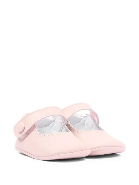 Pisamonas button scallop ballerinas