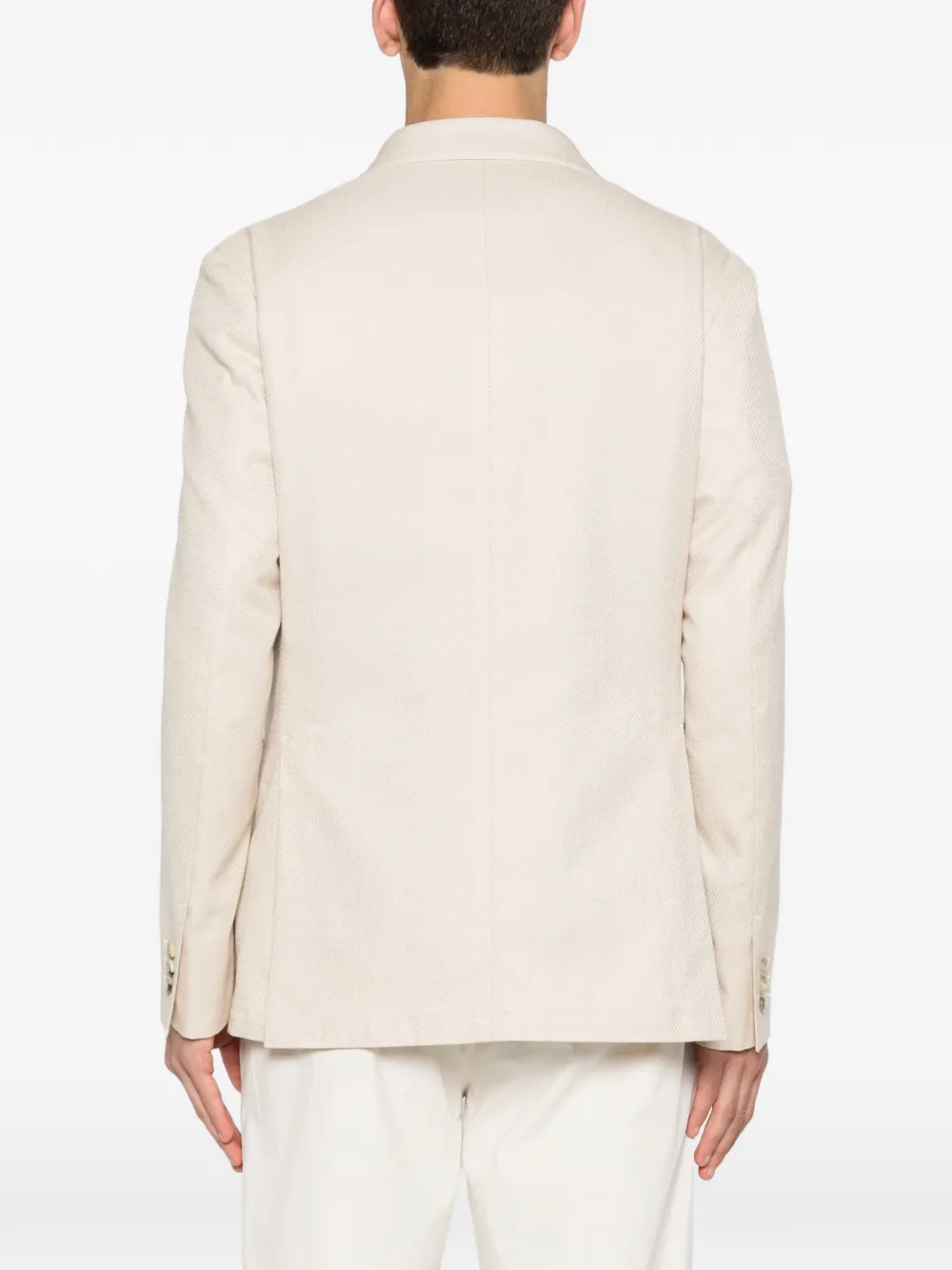 Canali Jack met dubbele rij knopen Beige
