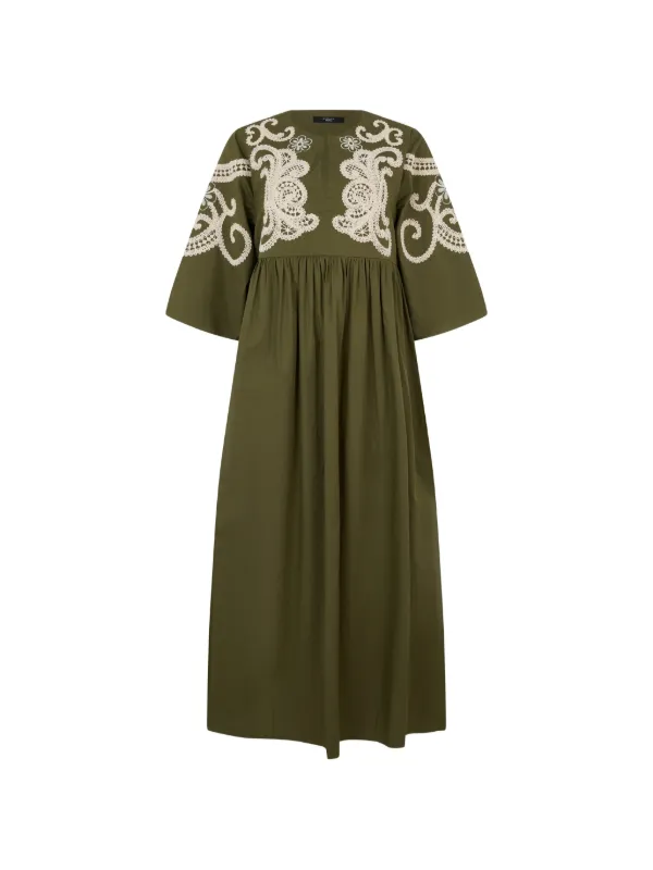 max mara maxi dresses Max Mara Long-sleeve Maxi Dress