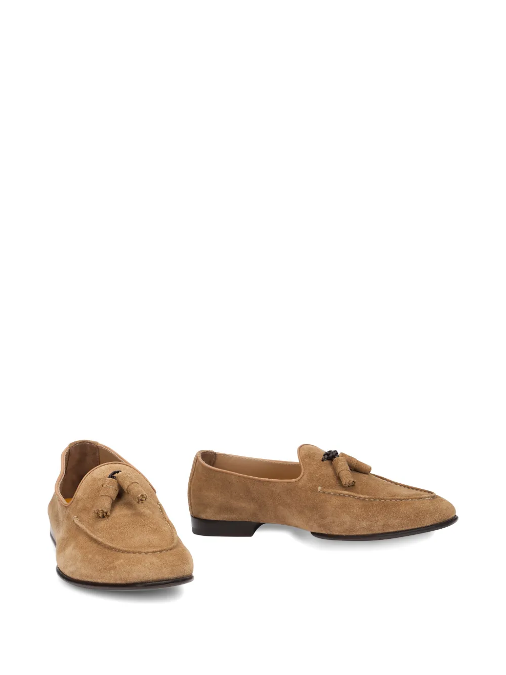 Doucal's 태슬 디테일 스웨이드 로퍼