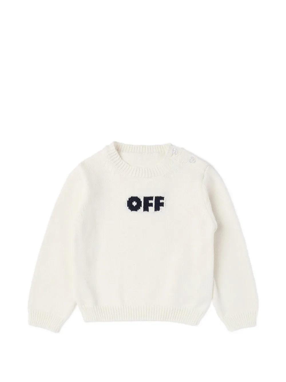 Off-White Kids Off gebreide broekset Wit