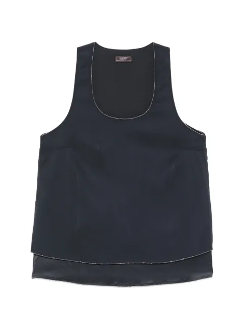 Peserico bead-trim blouse