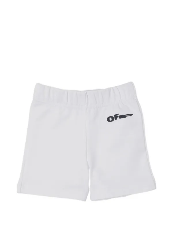 Off-White Kids Type ショートパンツ | ホワイト | FARFETCH JP