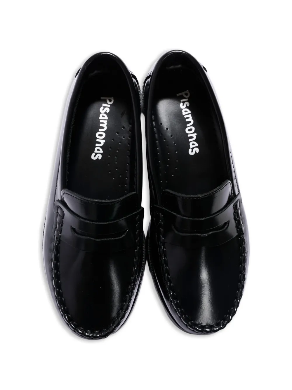 Pisamonas Leren loafers Zwart
