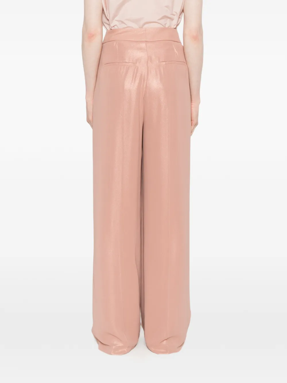 Peserico Metallic broek Roze
