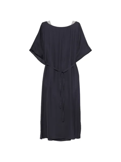 Peserico vestido con moño y detalles