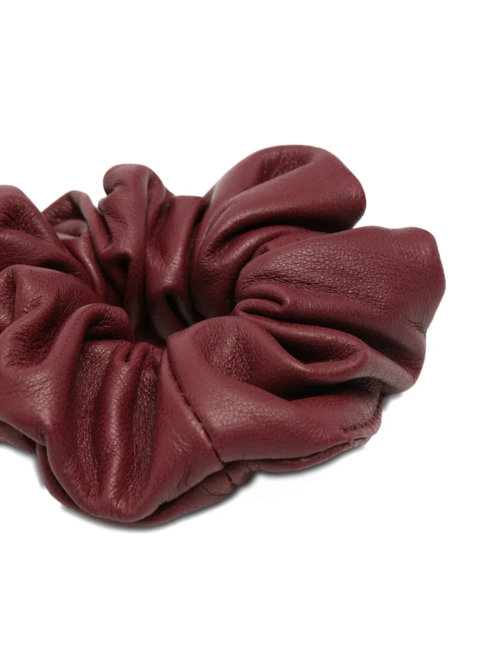 Manokhi Scrunchie met ruches Rood