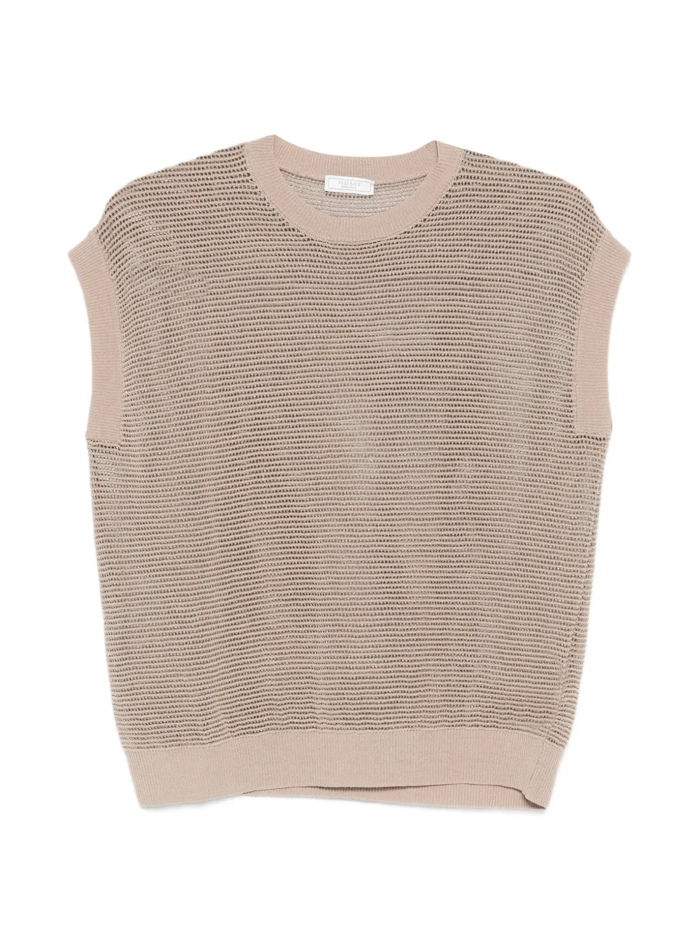 Peserico open-knit sweater - Toni neutri