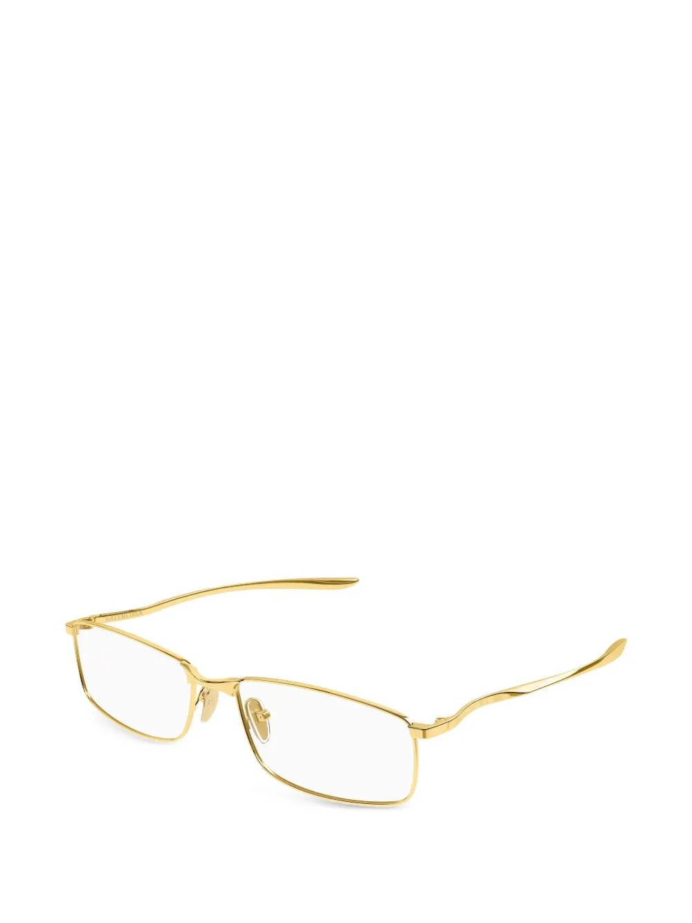 Balenciaga Eyewear rectangle-frame glasses - Oro