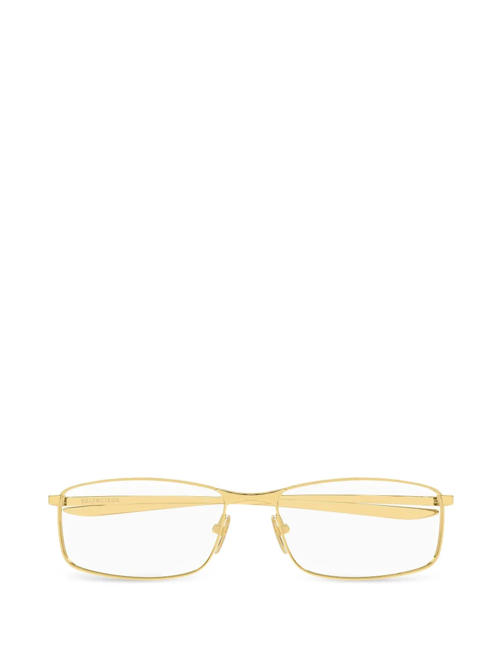 Balenciaga Eyewear rectangle-frame glasses - Oro